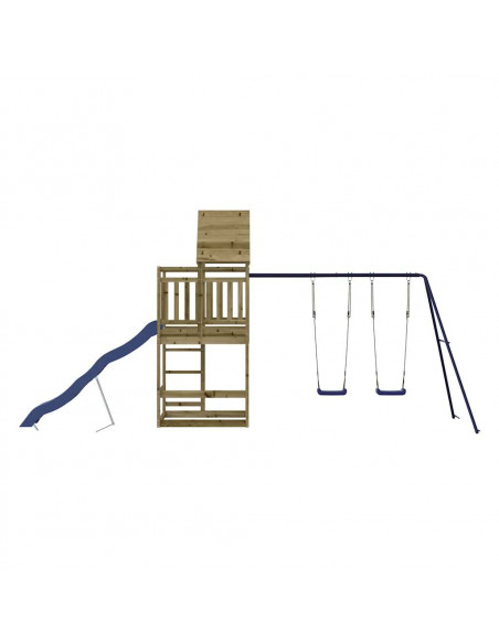 Set da Gioco da Esterno in Legno di Pino Impregnato