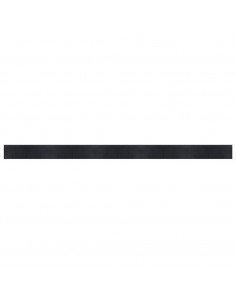 Tappeto Rettangolare Nero 60x1000 cm in Bambù