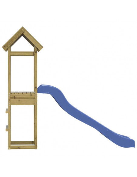 Set da Gioco da Esterno in Legno di Pino Impregnato