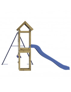 Set da Gioco da Esterno in Legno di Pino Impregnato 2