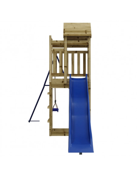 Set da Gioco da Esterno in Legno di Pino Impregnato