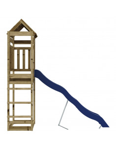 Set da Gioco da Esterno in Legno di Pino Impregnato