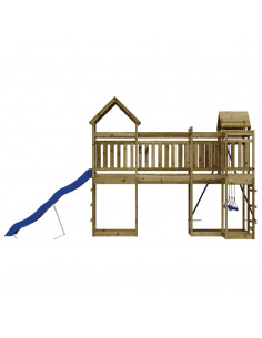 Set da Gioco da Esterno in Legno di Pino Impregnato 2