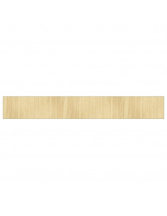 Tappeto Rettangolare Natura Chiaro 70x500 cm in Bambù
