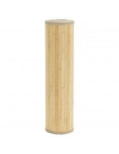 Tappeto Rettangolare Natura Chiaro 70x500 cm in Bambù 2