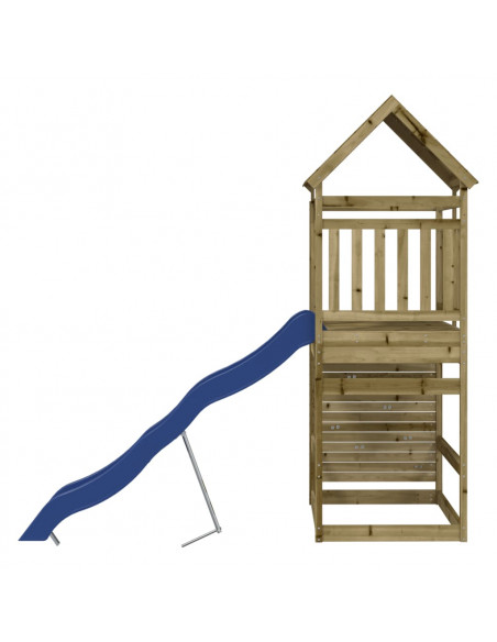 Set da Gioco da Esterno in Legno di Pino Impregnato