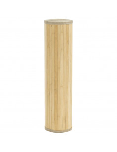 Tappeto Rettangolare Natura Chiaro 70x300 cm in Bambù 2