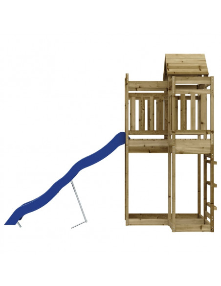 Set da Gioco da Esterno in Legno di Pino Impregnato