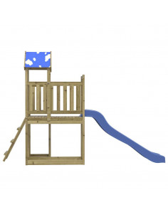 Set da Gioco da Esterno in Legno di Pino Impregnato 2