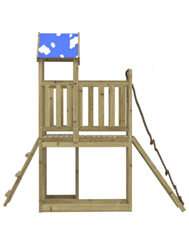 Set da Gioco da Esterno in Legno di Pino Impregnato