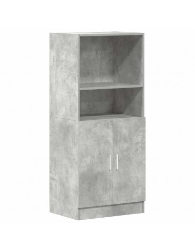 Mobile da Cucina Grigio Cemento 57x41,5x131,5 cm in Truciolato