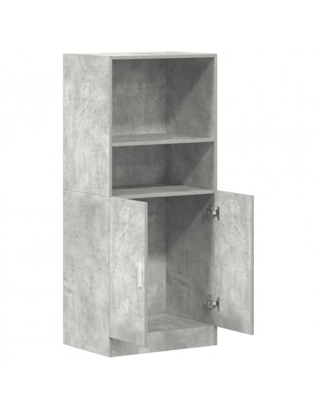 Mobile da Cucina Grigio Cemento 57x41,5x131,5 cm in Truciolato