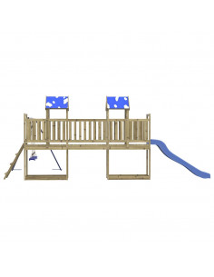 Set da Gioco da Esterno in Legno di Pino Impregnato 2