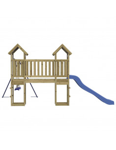 Set da Gioco da Esterno in Legno di Pino Impregnato 2