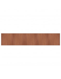 Tappeto Rettangolare Marrone 100x1000 cm in Bambù