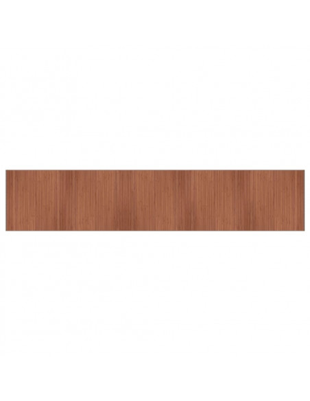 Tappeto Rettangolare Marrone 100x1000 cm in Bambù