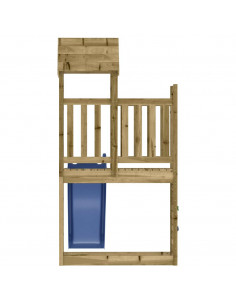 Set da Gioco da Esterno in Legno di Pino Impregnato 2