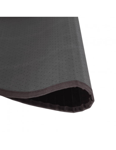 Tappeto Rotondo Marrone Scuro 100 cm in Bambù