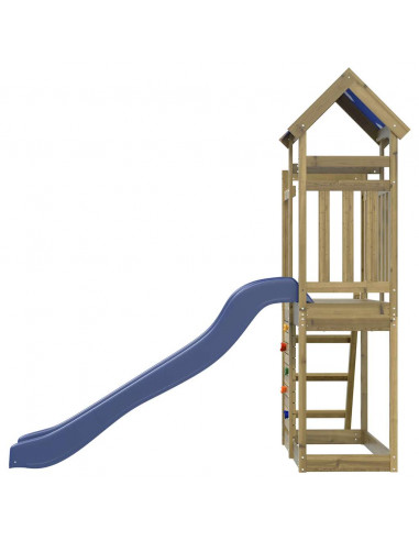 Set da Gioco da Esterno in Legno di Pino Impregnato