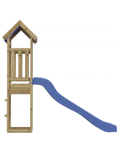 Set da Gioco da Esterno in Legno di Pino Impregnato