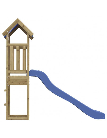 Set da Gioco da Esterno in Legno di Pino Impregnato