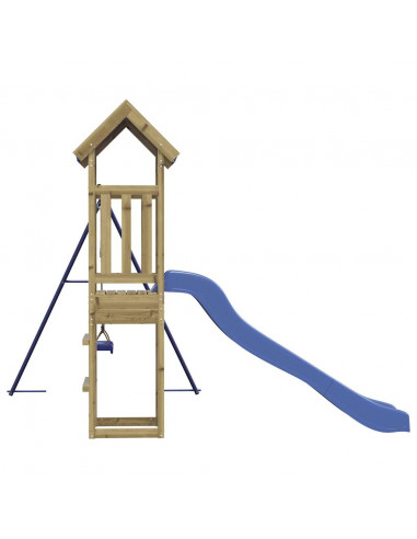 Set da Gioco da Esterno in Legno di Pino Impregnato