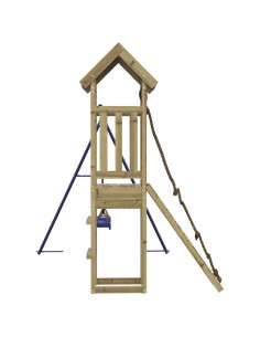 Set da Gioco da Esterno in Legno di Pino Impregnato 2