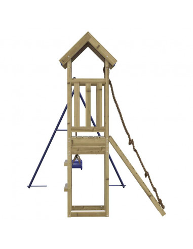 Set da Gioco da Esterno in Legno di Pino Impregnato