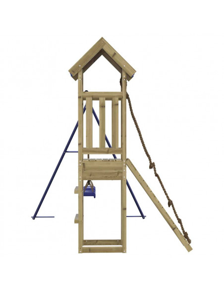 Set da Gioco da Esterno in Legno di Pino Impregnato