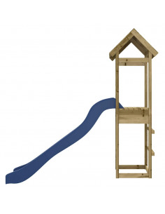 Set da Gioco da Esterno in Legno di Pino Impregnato