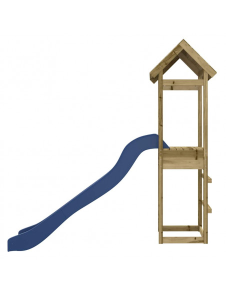 Set da Gioco da Esterno in Legno di Pino Impregnato