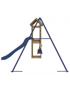 Set da Gioco da Esterno in Legno di Pino Impregnato 2
