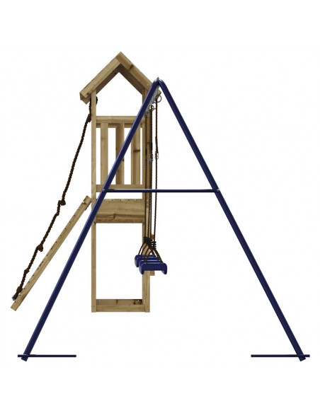 Set da Gioco da Esterno in Legno di Pino Impregnato