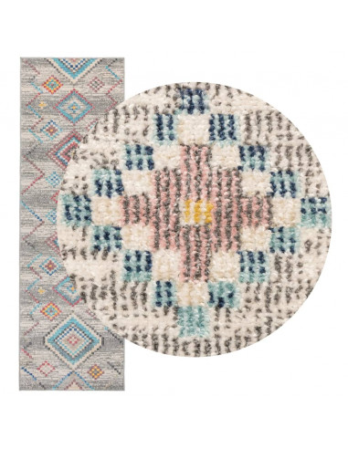 Tappeto ARBIZU Interni e Esterni Design Vintage 80x250 cm