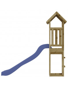 Set da Gioco da Esterno in Legno di Pino Impregnato