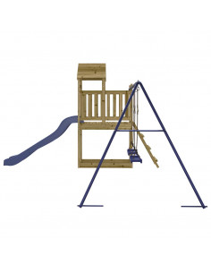 Set da Gioco da Esterno in Legno di Pino Impregnato 2