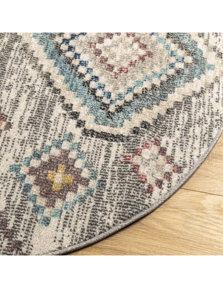 Tappeto ARBIZU Interni e Esterni Design Vintage Ø 120 cm
