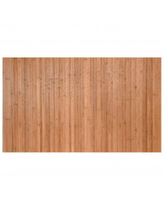 Tappeto Rettangolare Naturale 60x100 cm in Bambù