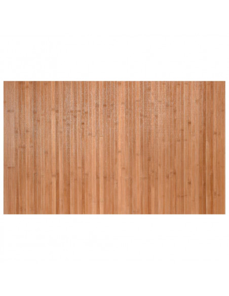 Tappeto Rettangolare Naturale 60x100 cm in Bambù