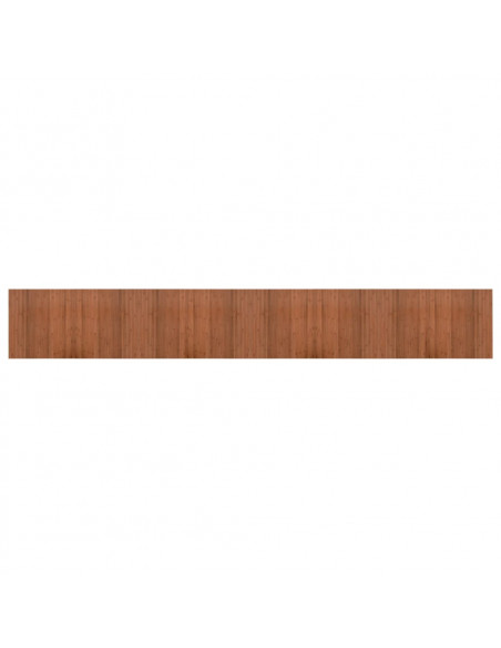 Tappeto Rettangolare Marrone 60x400 cm in Bambù