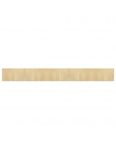 Tappeto Rettangolare Natura Chiaro 60x500 cm in Bambù