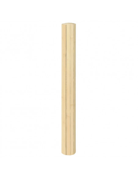 Tappeto Rettangolare Natura Chiaro 60x500 cm in Bambù