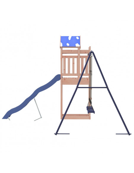 Set da Gioco da Esterno in Legno Massello di Douglas