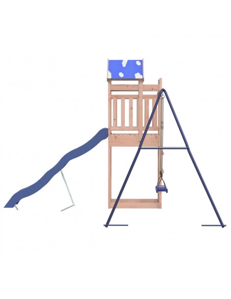 Set da Gioco da Esterno in Legno Massello di Douglas