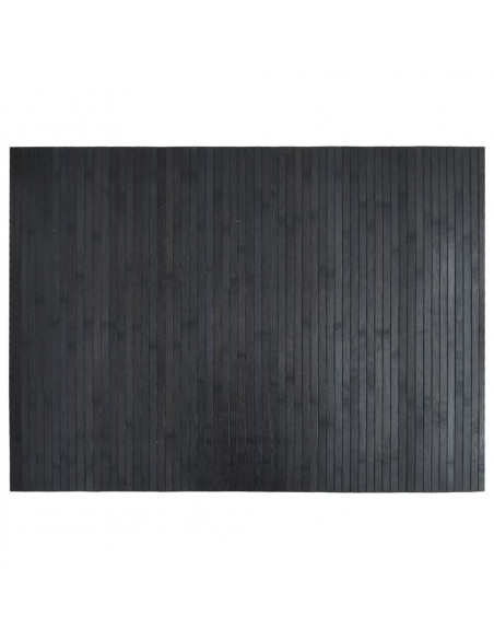 Tappeto Rettangolare Grigio 70x100 cm in Bambù