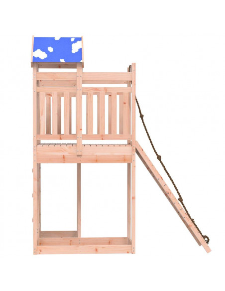 Set da Gioco da Esterno in Legno Massello di Douglas