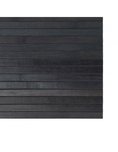 Tappeto Rettangolare Grigio 70x100 cm in Bambù