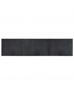 Tappeto Rettangolare Grigio 70x300 cm in Bambù