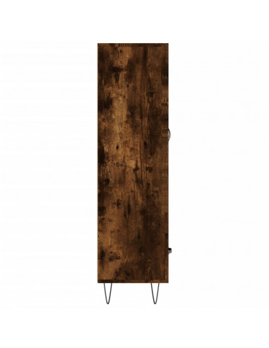 Credenza Rovere Fumo 69,5x31x115 cm in Legno Multistrato