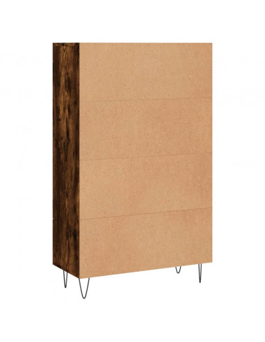 Credenza Rovere Fumo 69,5x31x115 cm in Legno Multistrato